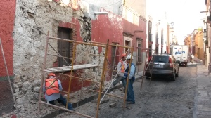 construction in the street